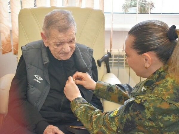 Поздрав за ветеран от Втората световна война