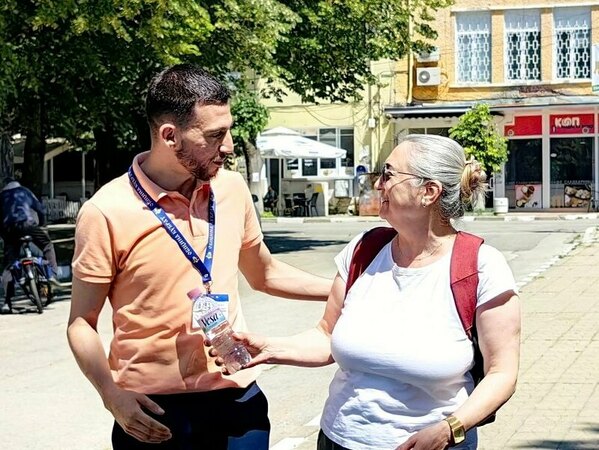 Безплатна вода в Кубрат в най-горещите часове