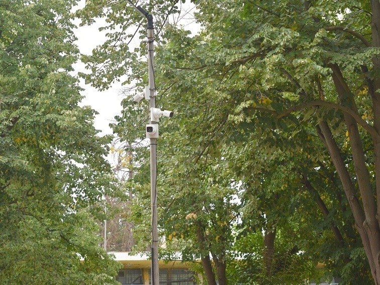 Северният Градски парк с камери за наблюдение