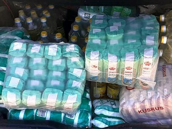 Започва раздаването на храни и хигиенни материали